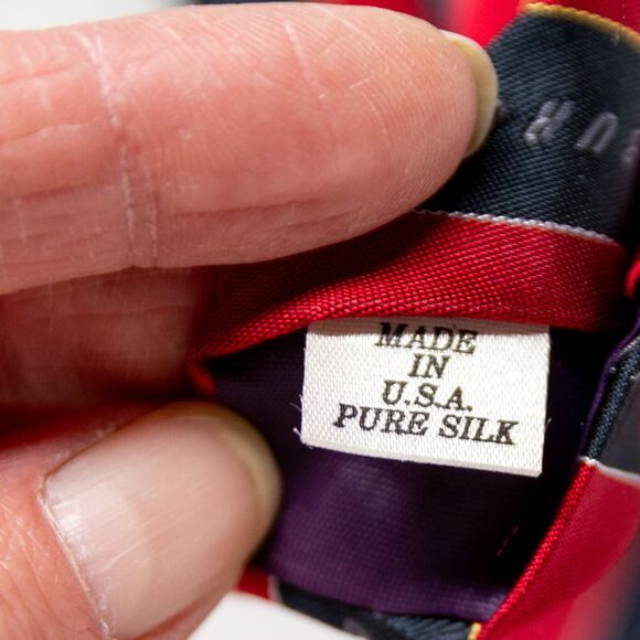 Men's Neck Tie PITTSBURG PENGUINS Hockey Sports Memorabilia Made in USA Silk - Picture 6 of 6